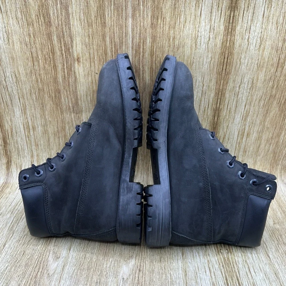 Timberland Premium 6-Inch Waterproof Youth Size 5Y Black Ankle Boots Shoes 12907